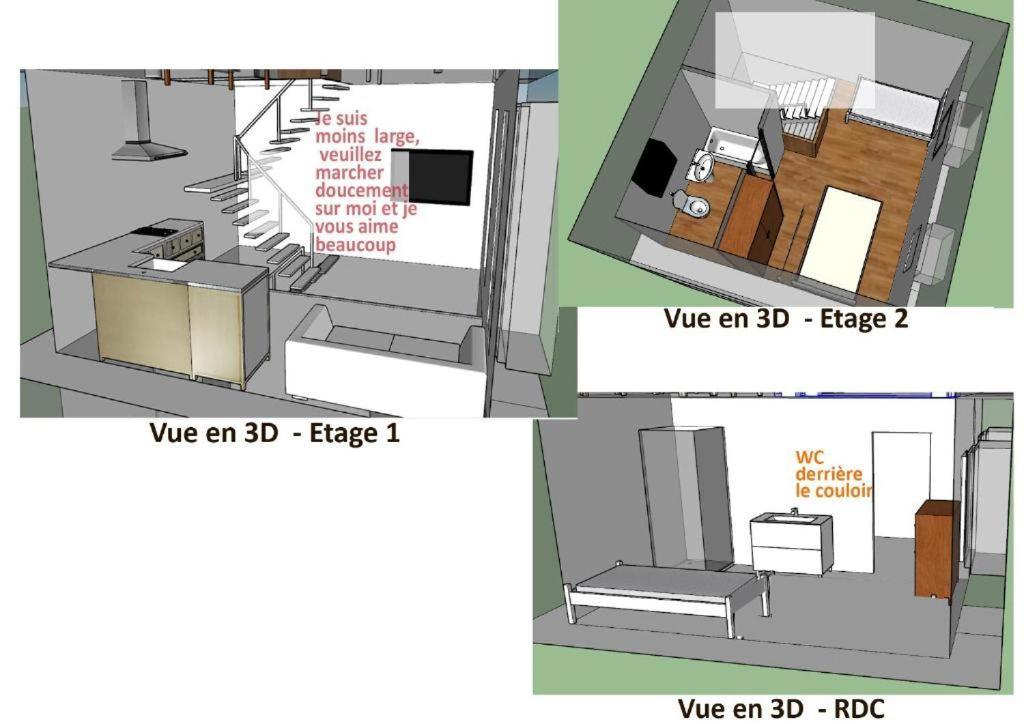 Apartament Mini House Lesneven Zewnętrze zdjęcie